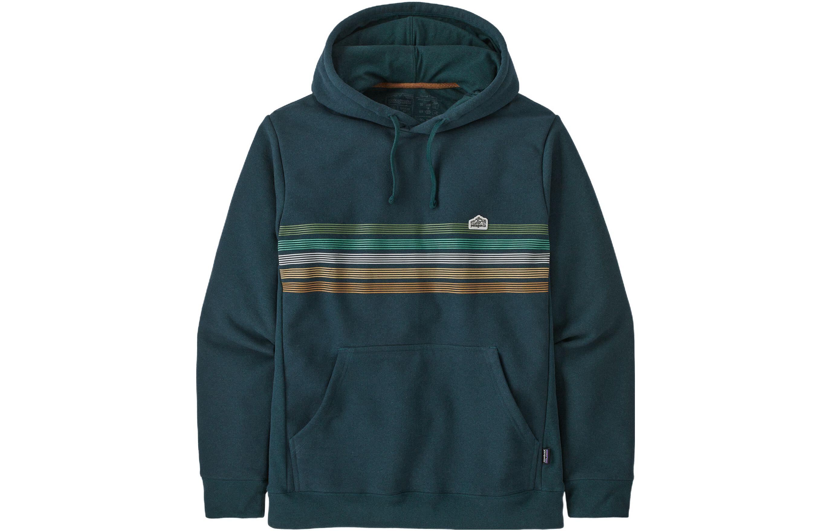 Patagonia Line Logo Ridge Stripe Uprisal Hoodie - Stripe Print Pullover 39620