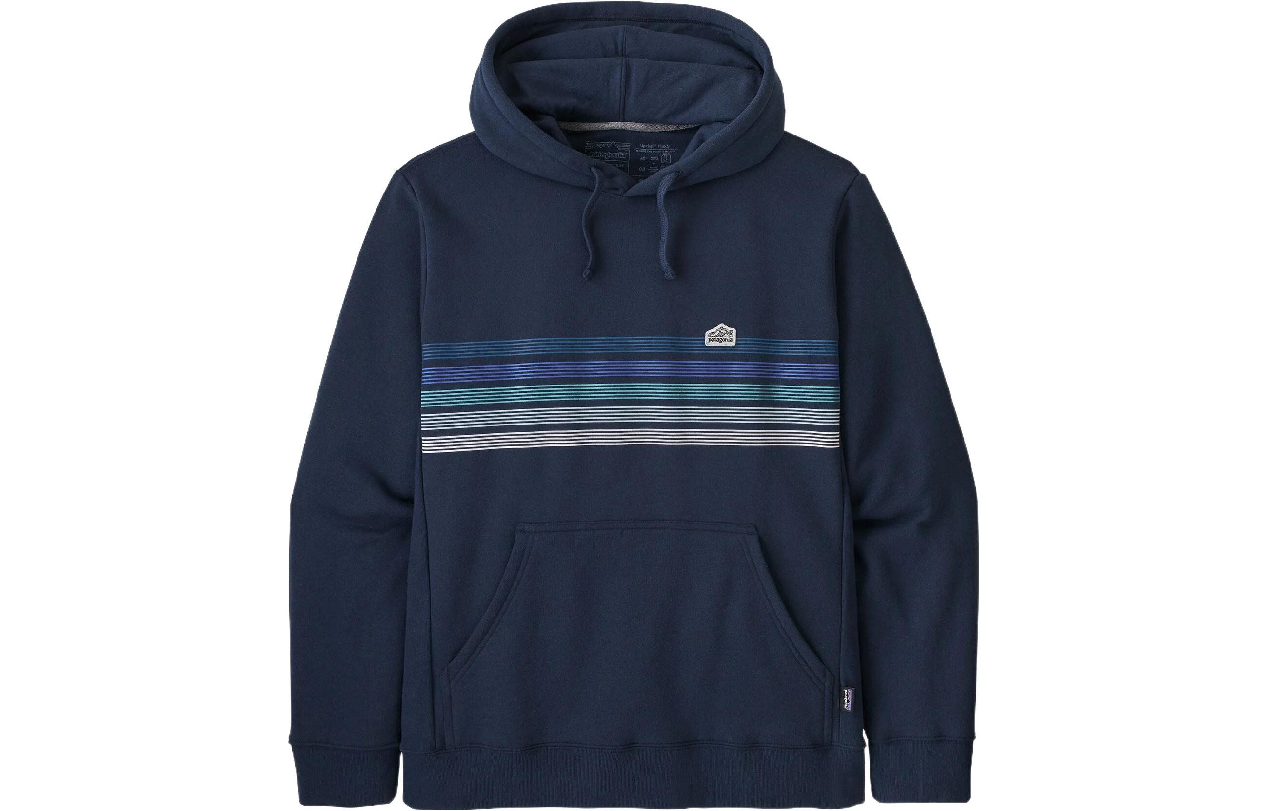 Lookbook Patagonia Line Logo Ridge Stripe Uprisal Hoodie - Stripe Print Pullover 39620