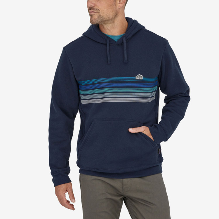 Purchase Patagonia Line Logo Ridge Stripe Uprisal Hoodie - Stripe Print Pullover 39620
