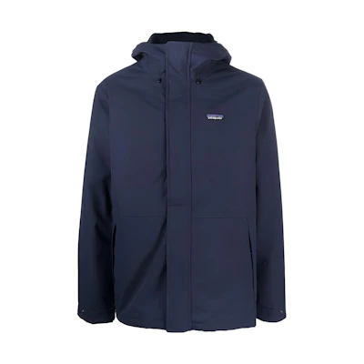Patagonia Lone Mountain Solid Logo Printed Hooded Jacket 27840