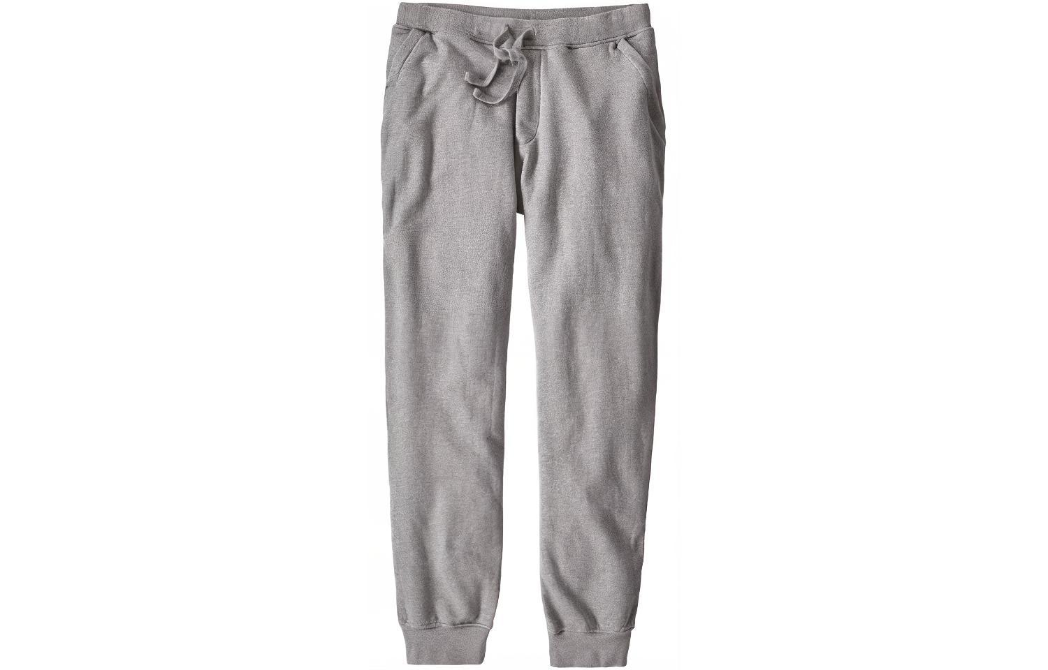 Patagonia Mahnya Solid Logo Drawstring Fleece Knit Joggers  Pants 56666