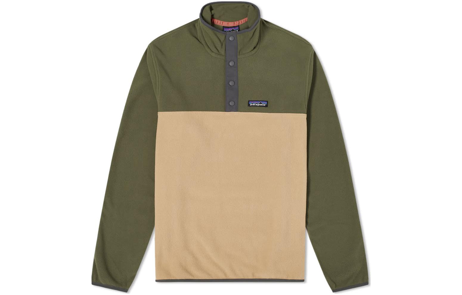 Patagonia Micro D Fleece Pullover Half-Button FW22 Colorblock Sweater 26165