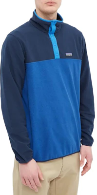 Patagonia Micro D Fleece Pullover Half-Button FW22 Colorblock Sweater 26165 3