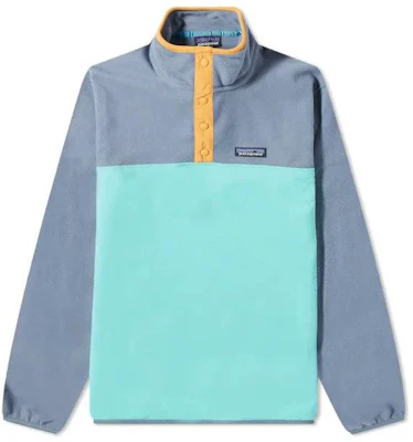 Patagonia Micro D Fleece Pullover Half-Button FW22 Colorblock Sweater 26165 5