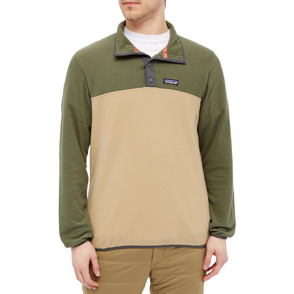 Lookbook Patagonia Micro D Fleece Pullover Half-Button FW22 Colorblock Sweater 26165