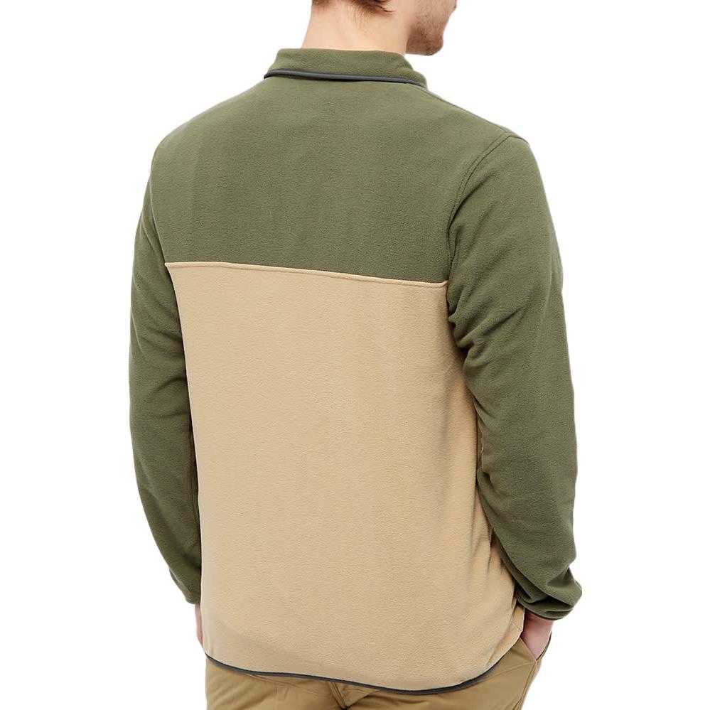 Shop Patagonia Micro D Fleece Pullover Half-Button FW22 Colorblock Sweater 26165