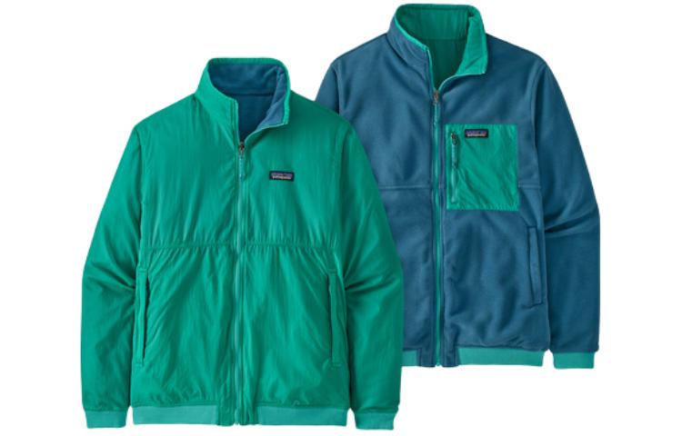 Patagonia Microdini Reversible Lightweight Fleece Softshell Jacket for Men. 26215 圖 26