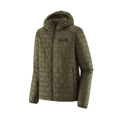 Patagonia Nano Puff Hooded Quilted Jacket Lightweight Insulated Coat. 84455