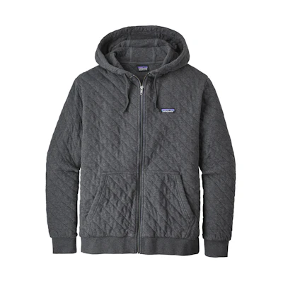 Patagonia Organic Cotton Quilt Solid Logo Hoodie Jacket for Men 25375