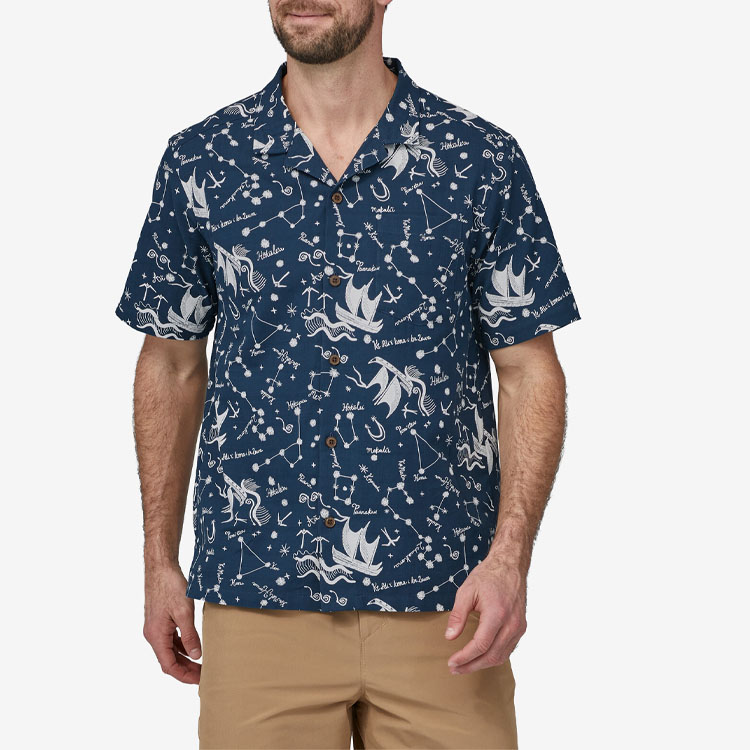 Lookbook Camisa Patagonia Pataloha Manga Corta Estampada con Botones. 52566