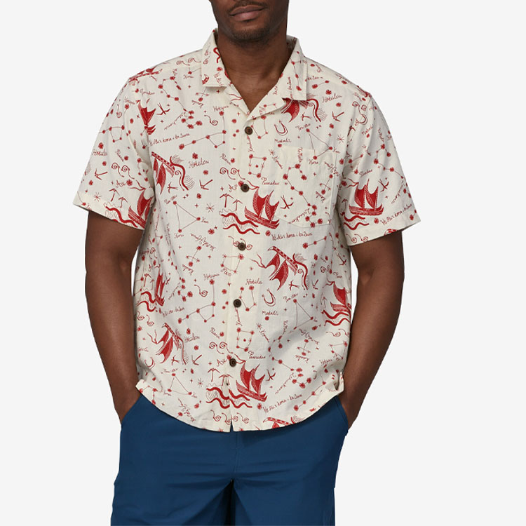 Sizing Camisa Patagonia Pataloha Manga Corta Estampada con Botones. 52566