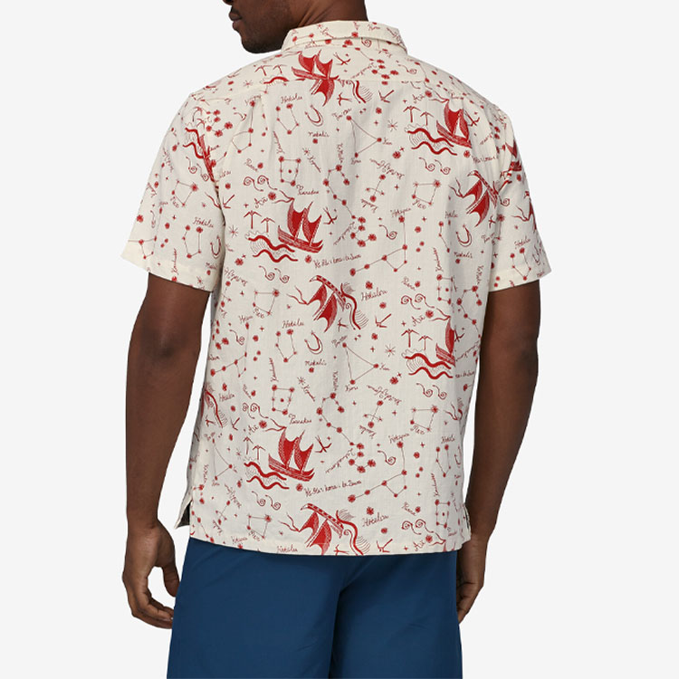 Cheap Camisa Patagonia Pataloha Manga Corta Estampada con Botones. 52566