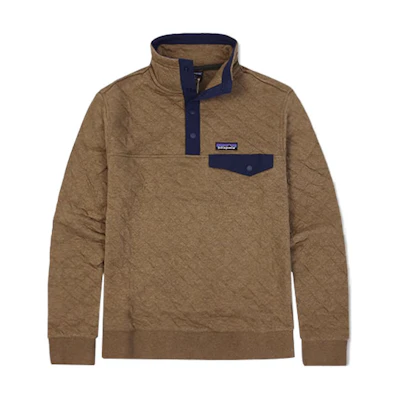 Patagonia Quilt Snap-T Pullover Fleece Knit Long Sleeve Jacket. 25371