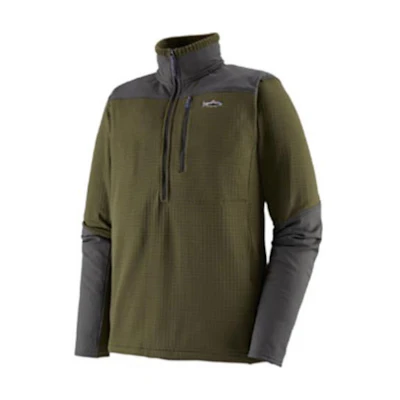 Patagonia R1 Fitz Roy Half-Zip Fleece Pullover Fishing Jacket. 52722