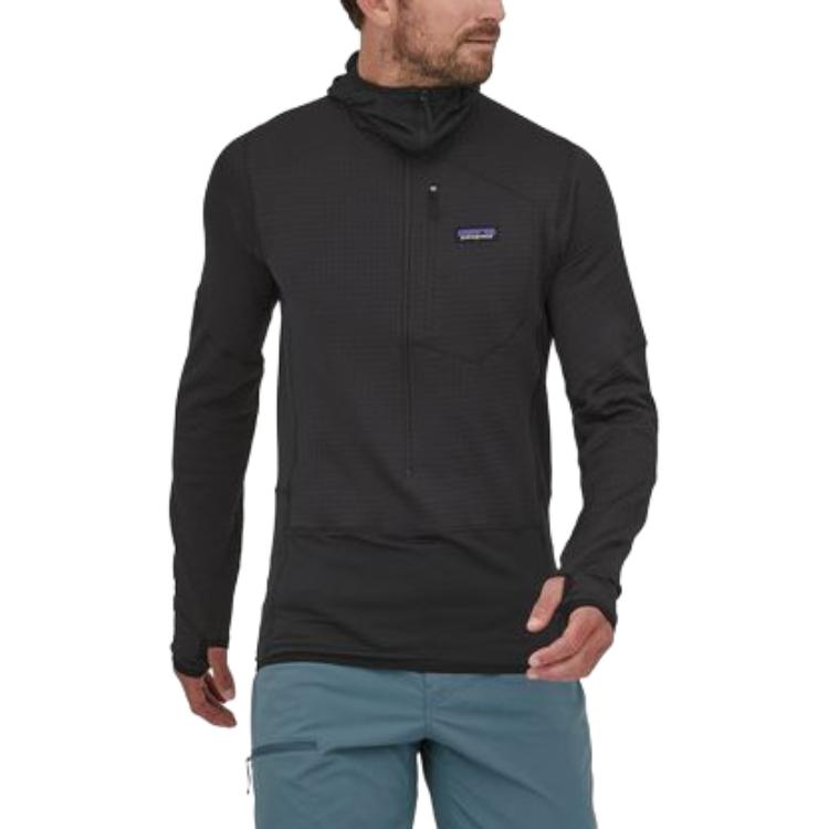 Patagonia R1 Fleece Pullover Hoodie  Breathable Durable Half-Zip Jacket 40069 圖 4