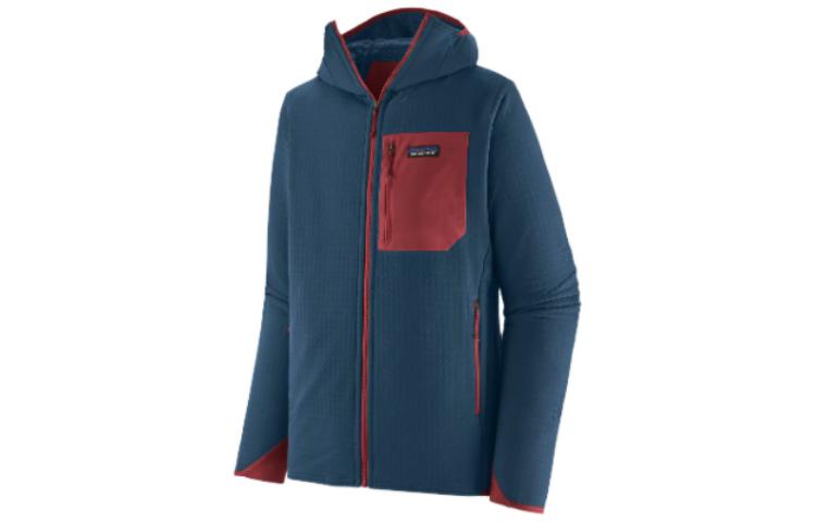 Patagonia R2 TechFace Logo Fleece Hoodie  Warm Softshell Jacket. 83730