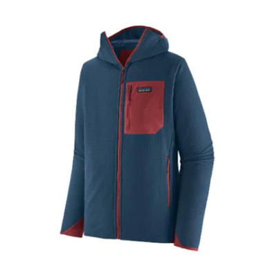 Patagonia R2 TechFace Logo Fleece Hoodie Warm Softshell Jacket. 83730