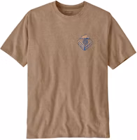 Patagonia Responsibili-Tee Dawn to Dusk Logo Outdoor Loose-Fit T-Shirt 37739 Patagonia Responsibili-Tee Dawn to Dusk Logo Outdoor Loose-Fit T-Shirt 37739
