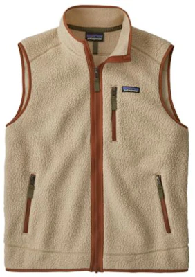 Patagonia Retro Pile Classic Fleece Vest Warm Solid Color Vintage Style 22821 17