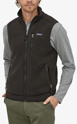 Patagonia Retro Pile Classic Fleece Vest Warm Solid Color Vintage Style 22821 1