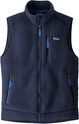 Patagonia Retro Pile Classic Fleece Vest Warm Solid Color Vintage Style 22821 2