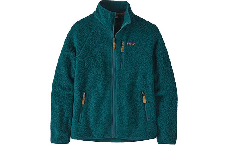 Patagonia Retro Pile Fleece Jacket for Men - Vintage Full-Zip Design 22801 圖 16