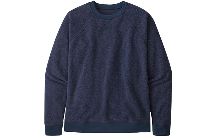 Order Patagonia Shearling Fleece Pullover with Ribbed Cuffs Solid Color 26130