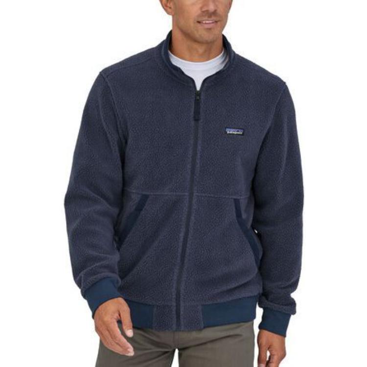 Lookbook Patagonia Solid Color Letter Print Zip-Up Stand Collar Jacket PTG0-26125