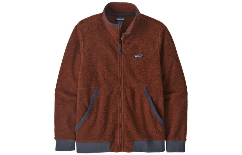 Purchase Patagonia Solid Color Letter Print Zip-Up Stand Collar Jacket PTG0-26125