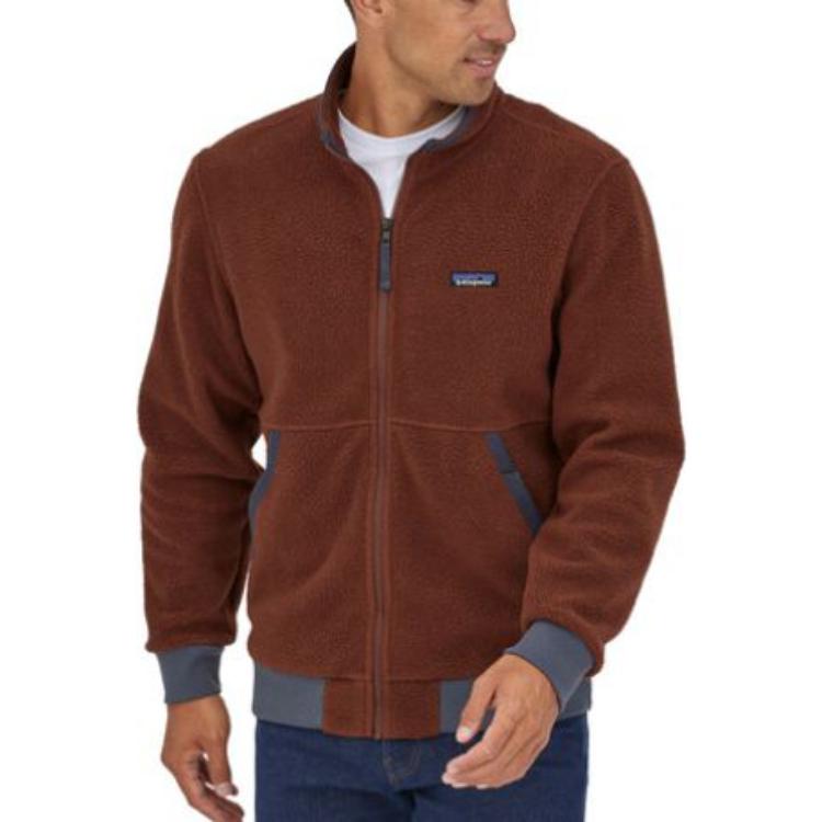 Details for Patagonia Solid Color Letter Print Zip-Up Stand Collar Jacket PTG0-26125