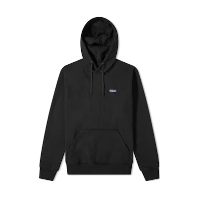 Patagonia Solid Color Logo Print Drawstring Hoodie 39611