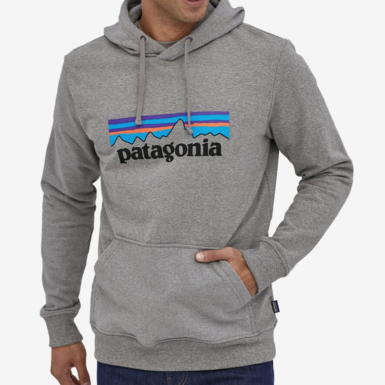 Lookbook Patagonia Solid Color Logo Printed Casual Sweatshirt 39539