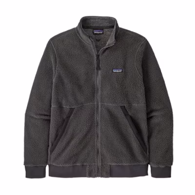 Patagonia Solid Color Zip-Up Jacket with Logo Embroidery 26125-XGRY