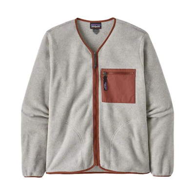 Patagonia SS23 Synchilla Fleece Jacket Unisex Solid Color Full-Zip Cardigan 22975
