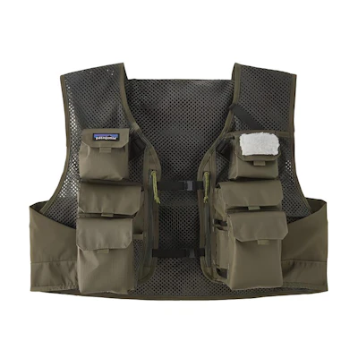 Patagonia Stealth Pack Olive Fishing Vest Unisex - Lightweight and Stretchable. 81963