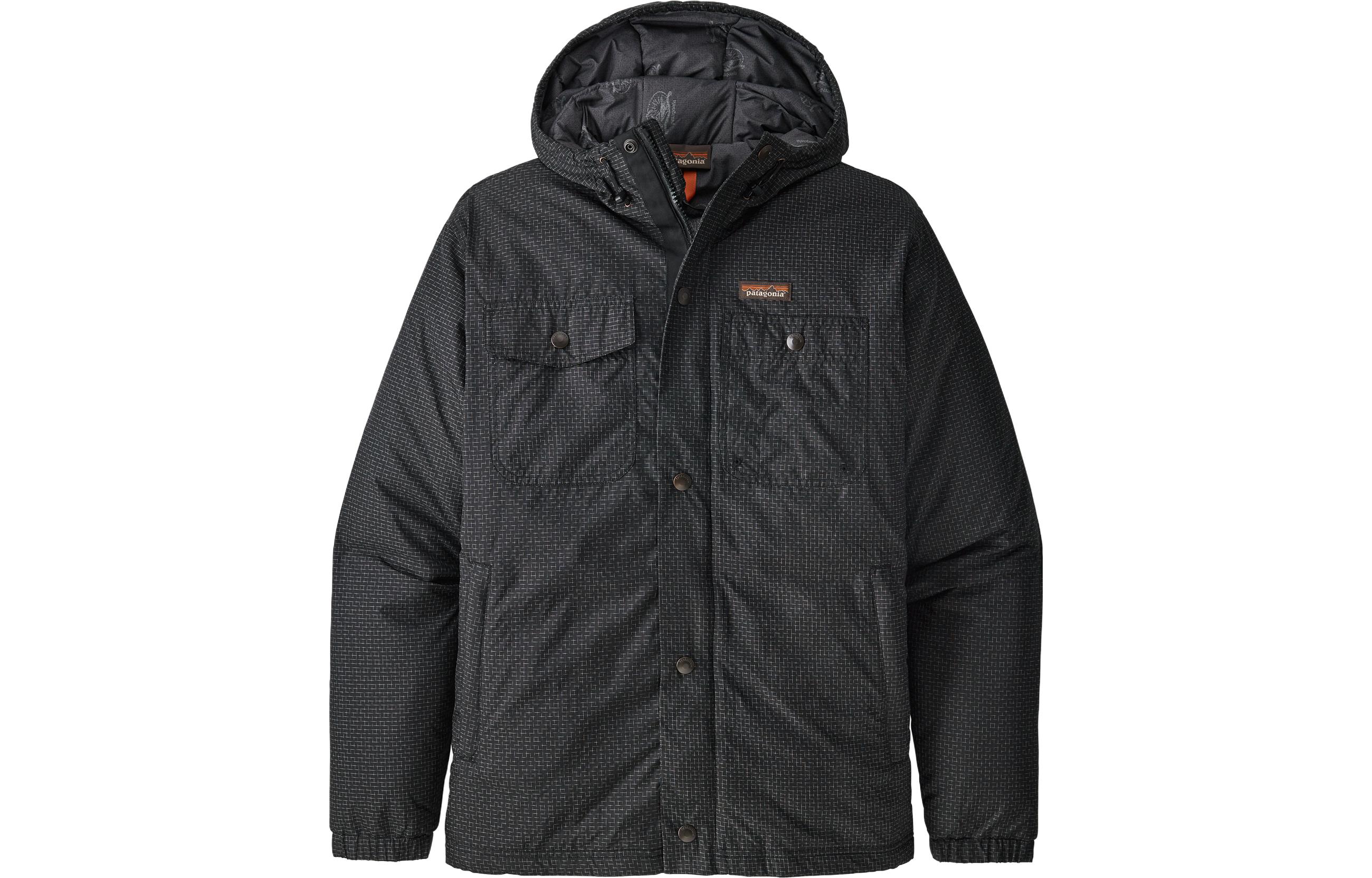 Order 파타고니아 스틸 포지 솔리드 블랙 지퍼 업 후디 자켓 27430