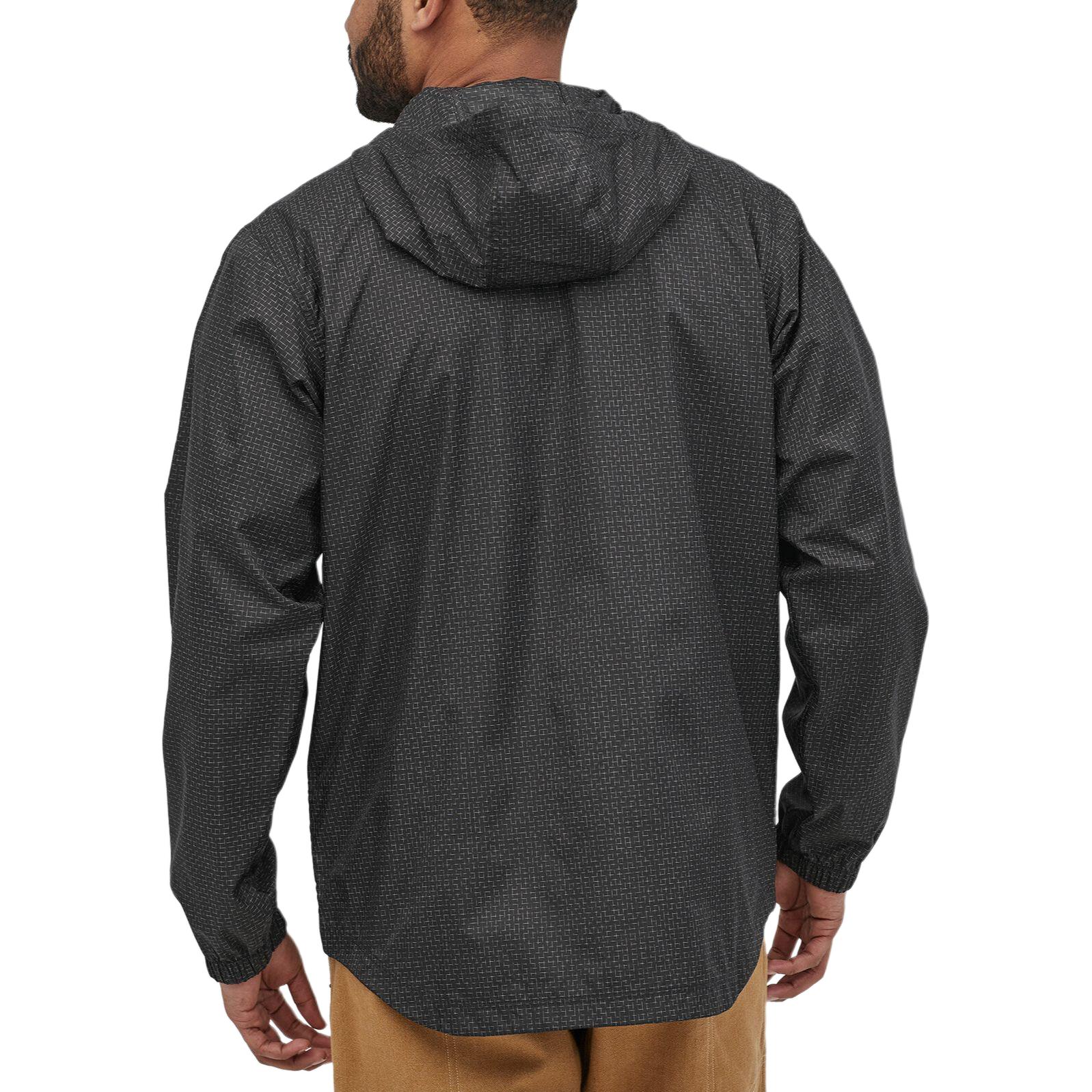 Shop Patagonia Steel Forge Plaid Windbreaker Hooded Zip Jacket  27545