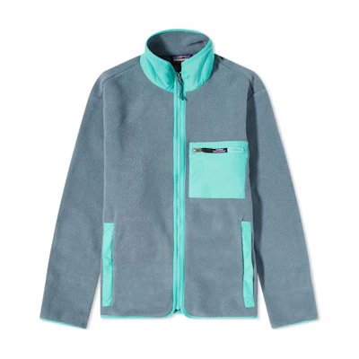 Patagonia Synchilla Fleece Warm Long Sleeve Jacket with Chest Pocket - 22991
