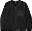Order Patagonia Synchilla Fleece Zip Jacket V-Neck Solid Color 22975-BLK