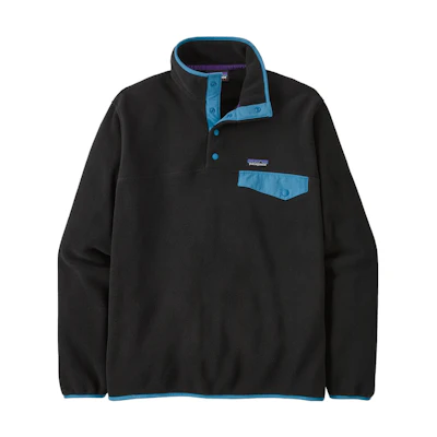 Patagonia Synchilla Snap-T Embroidered Logo Colorblock Fleece Pullover . 25551