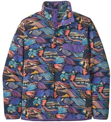 Patagonia Synchilla Snap-T Embroidered Logo Colorblock Fleece Pullover . 25551 13