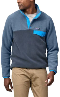 Patagonia Synchilla Snap-T Embroidered Logo Colorblock Fleece Pullover . 25551 26