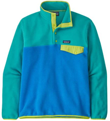 Patagonia Synchilla Snap-T Embroidered Logo Colorblock Fleece Pullover . 25551 31