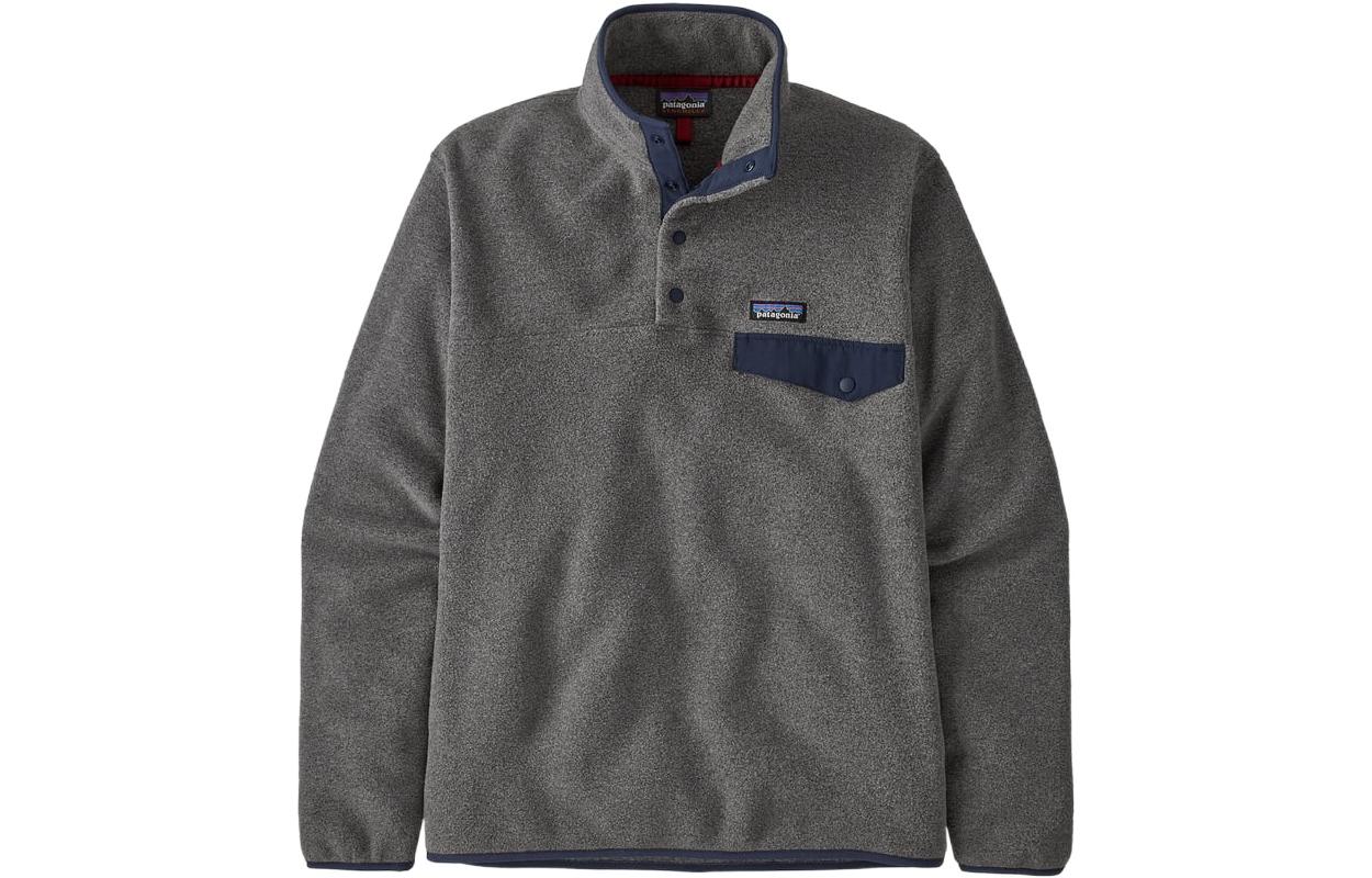 Cheap Patagonia Synchilla Snap-T Embroidered Logo Colorblock Fleece Pullover . 25551