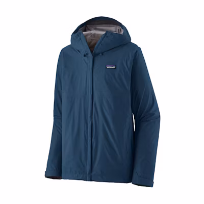 Patagonia Torrentshell 3L Jacket Blue - Waterproof Hooded Zip Long Sleeve 85241-LMBE