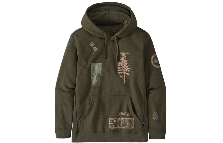 Patagonia Uprisal  Hoodie with Botanical Print and Drawstring 39677 圖 3