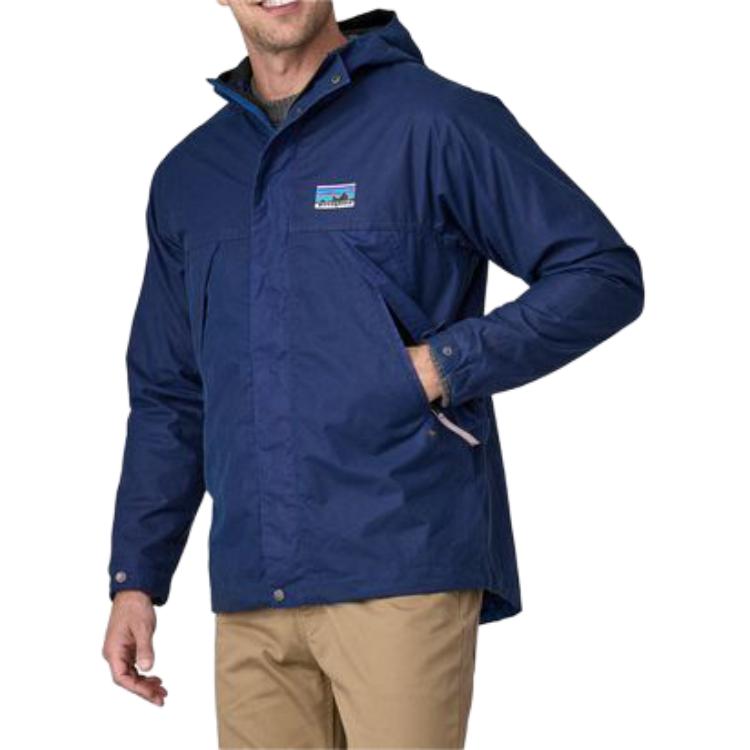 Patagonia Waxed Cotton Waterproof Hooded Jacket  Casual Long Sleeve Coat. 26825 圖 19