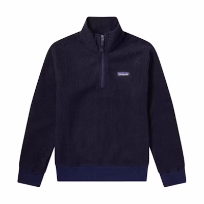 Patagonia Wool Trucker High Neck Zip Long Sleeve Sweatshirt Men’s Blue 26940