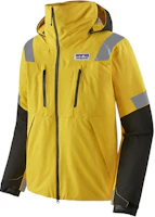 Patagonia Yellow Waterproof Windbreaker Zip-Up Hoodie Jacket 80300 Patagonia Yellow Waterproof Windbreaker Zip-Up Hoodie Jacket 80300