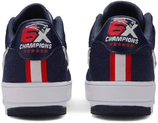 Patriots x Nike Air Force 1 Low Ultra Flyknit '6X Champs' CU9335-400 Details for Patriots x Nike Air Force 1 Low Ultra Flyknit '6X Champs' CU9335-400